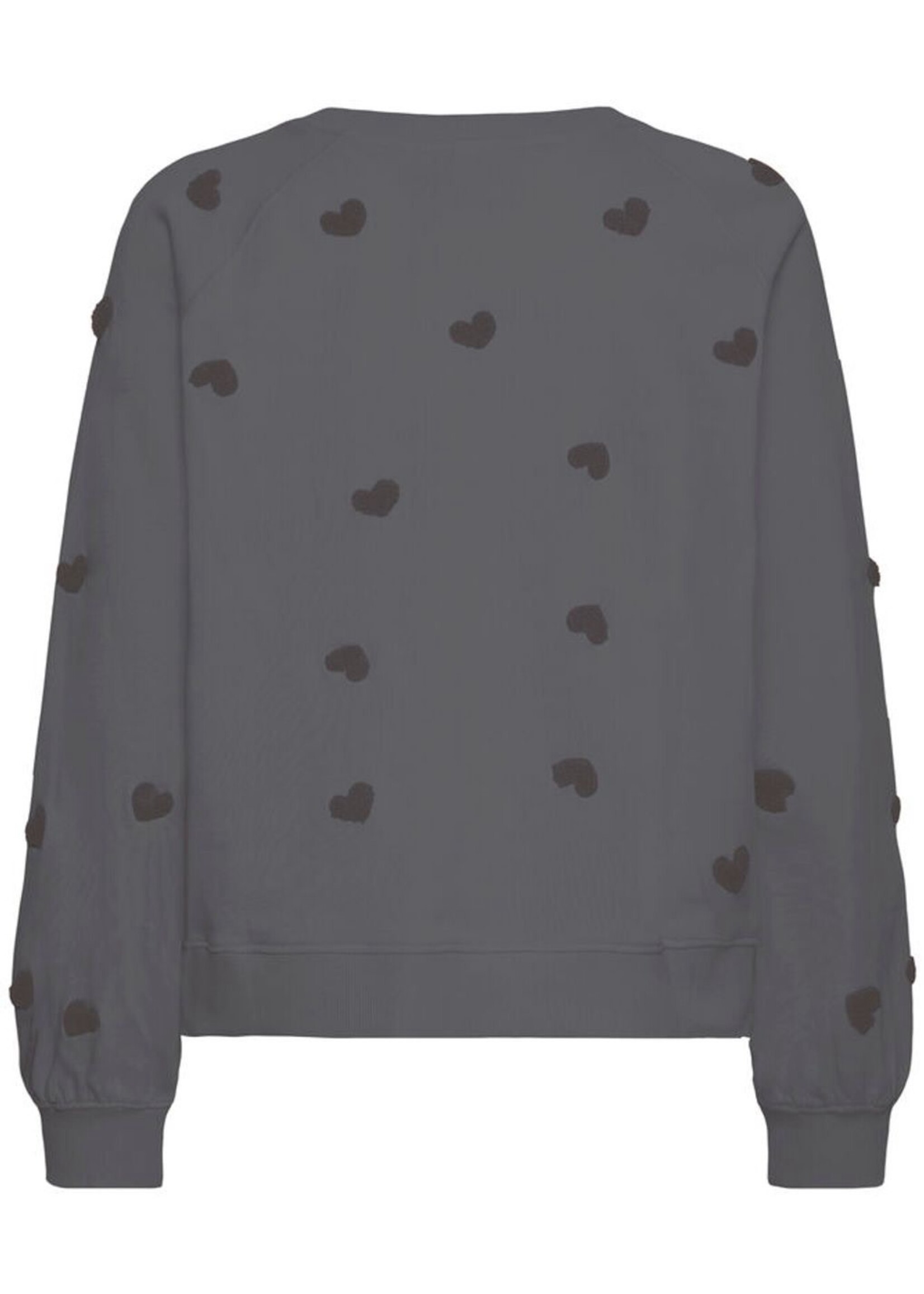 ICHI Ihkasura sweater love grijs