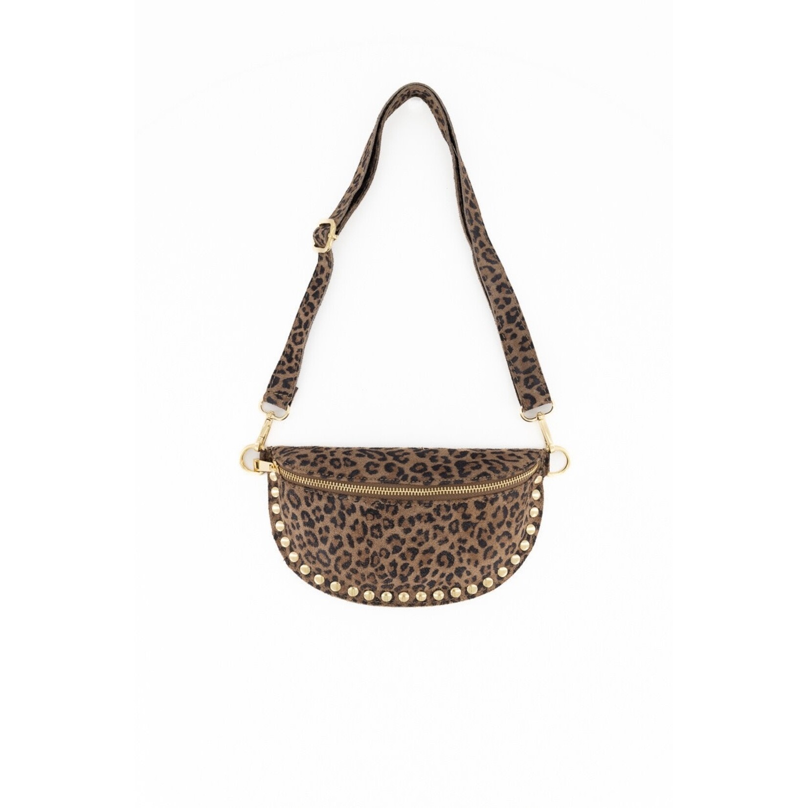 Leren Bumbag Debby leopard