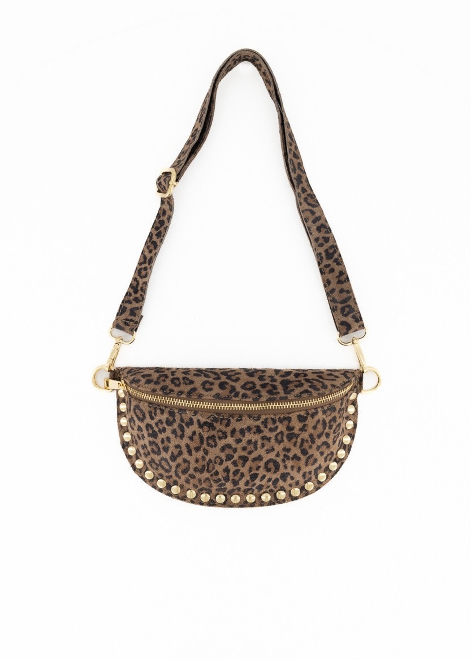Leren Bumbag Debby leopard