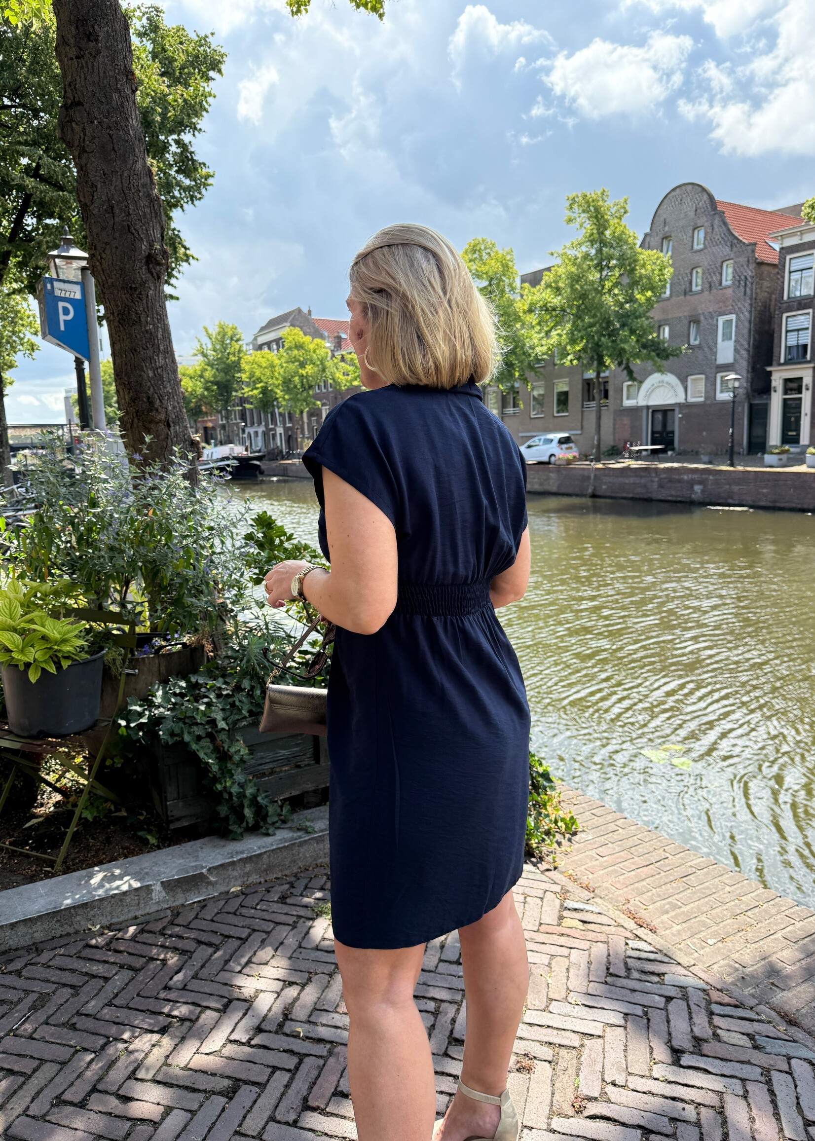 Jurk Lynn blauw
