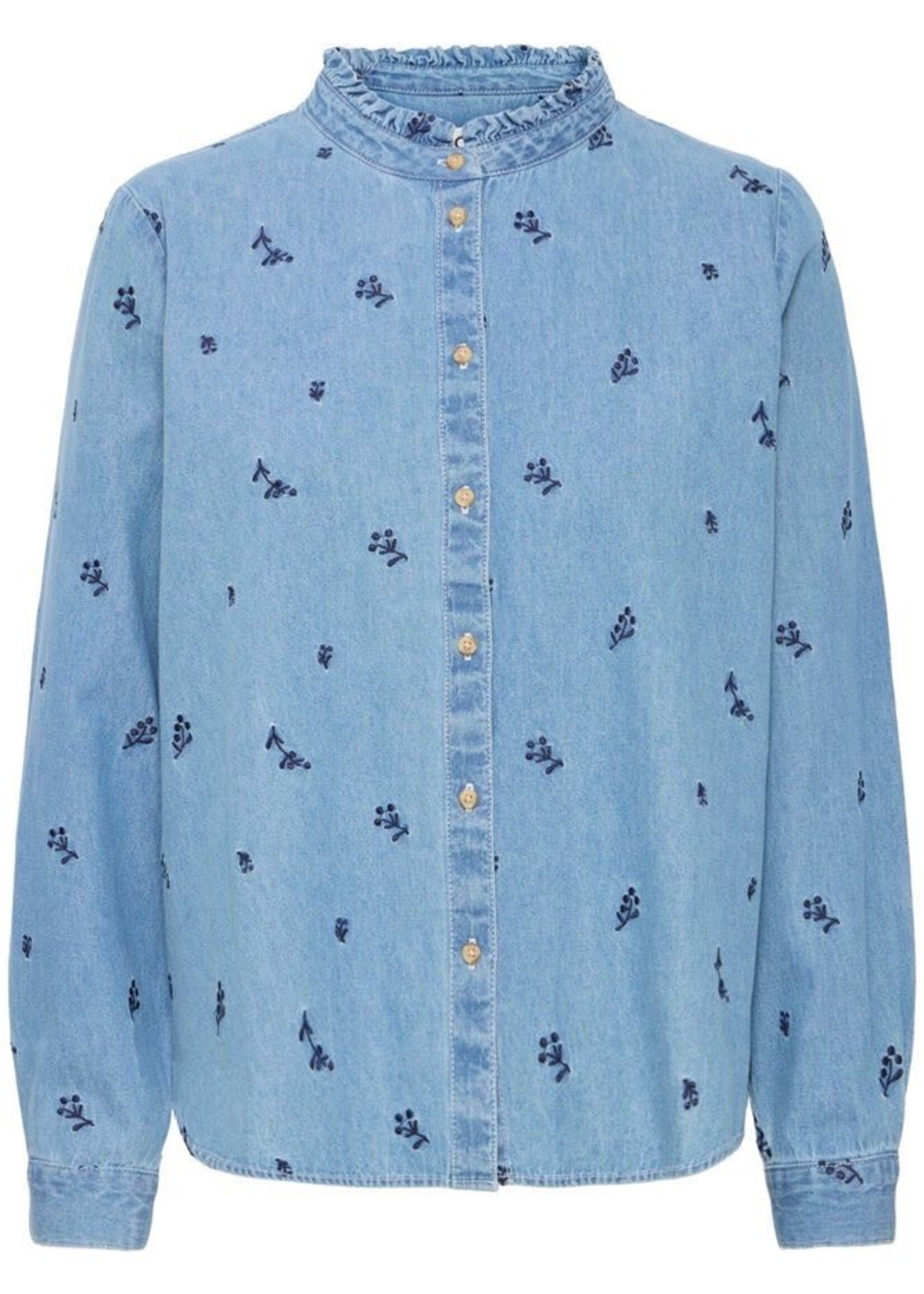 ICHI denim blouse Iharcher
