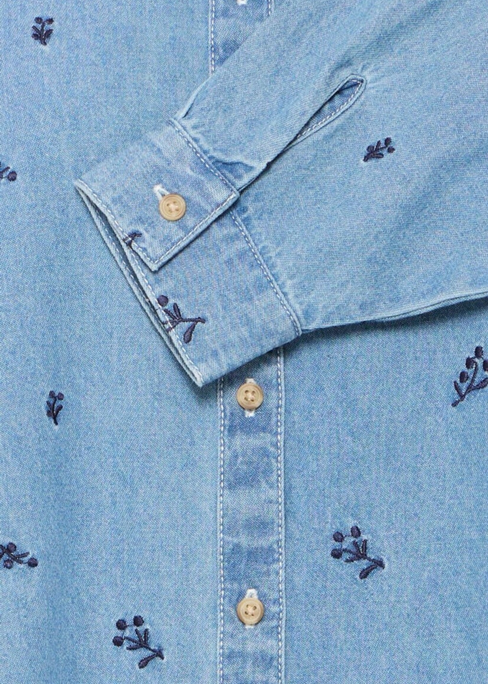ICHI denim blouse Iharcher