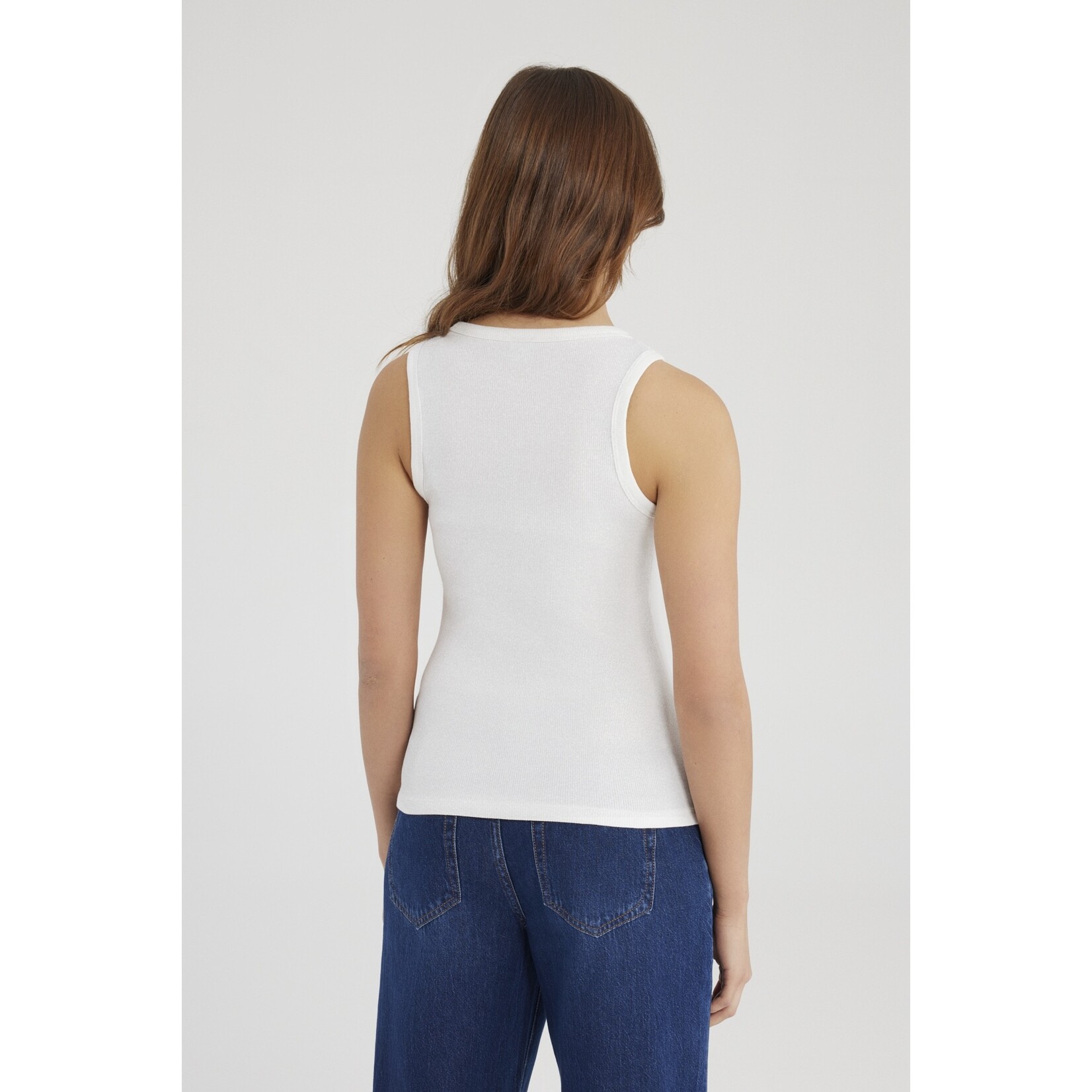 C.O.J. COJ top Liv white pearl