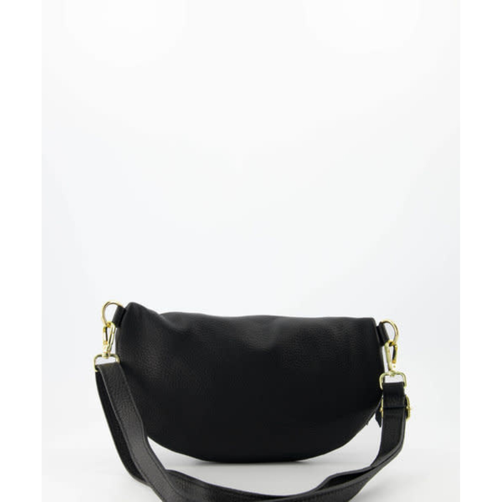 Leren tas Zoey Big Black