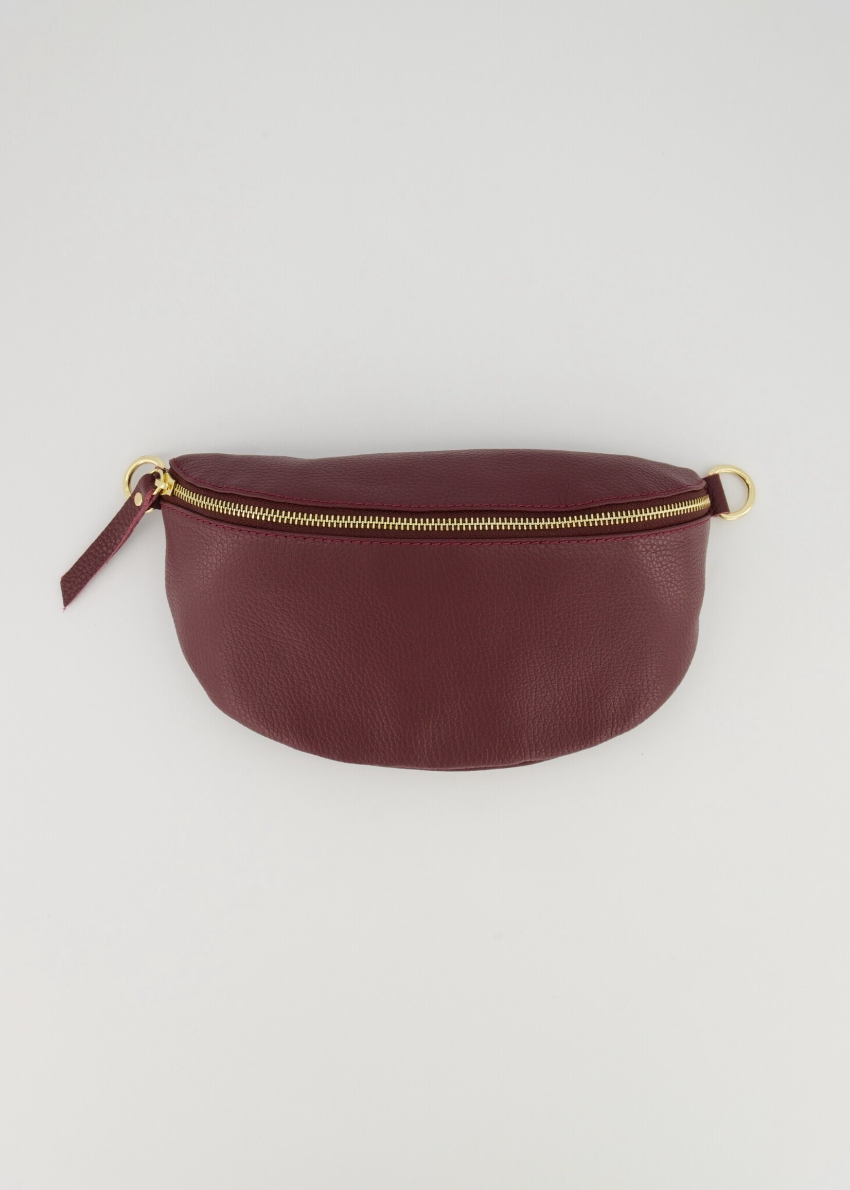 Leren tas Zoey Big Bordeaux rood
