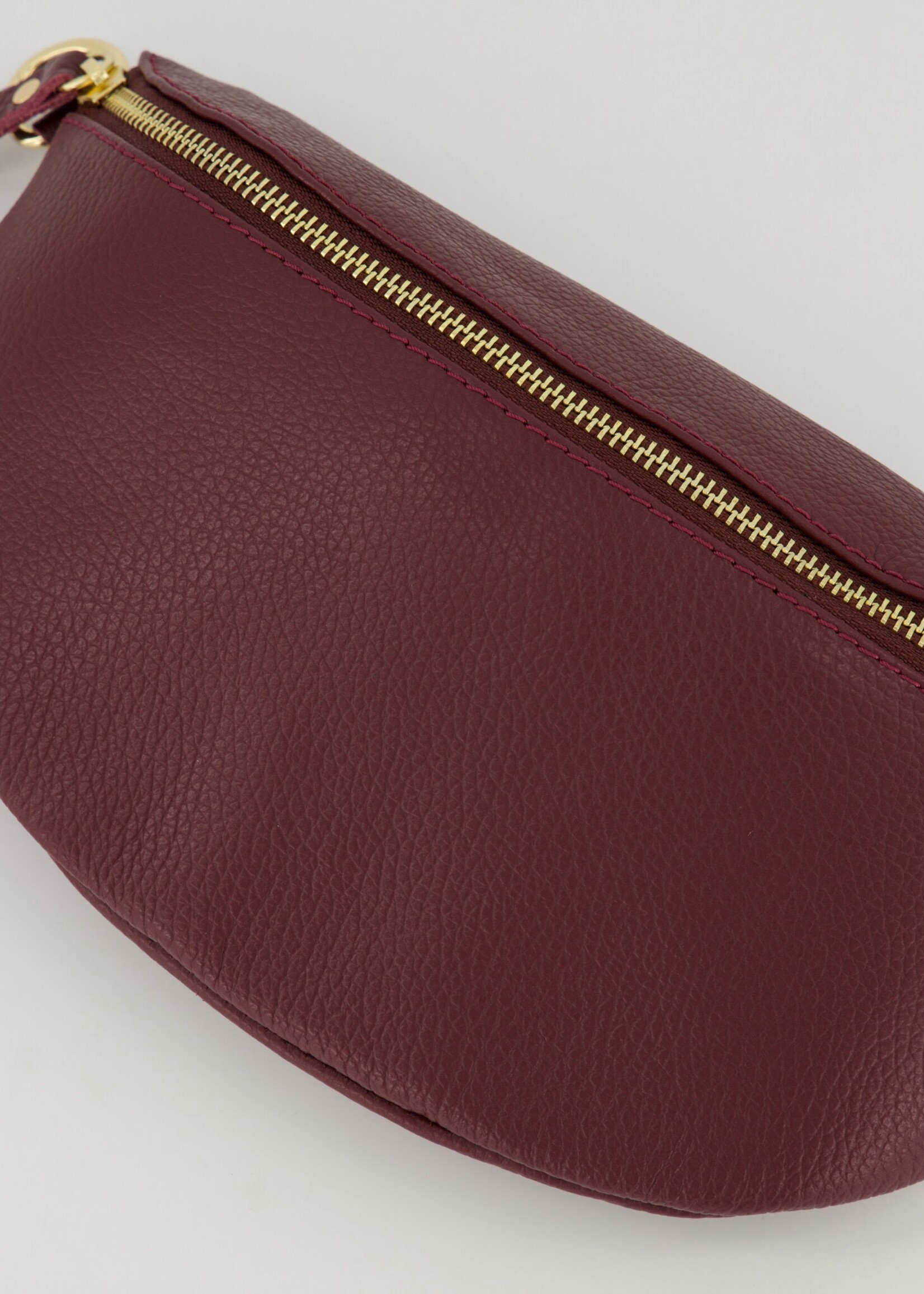 Leren tas Zoey Big Bordeaux rood