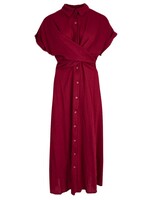 Maxi jurk Nicole bordeaux