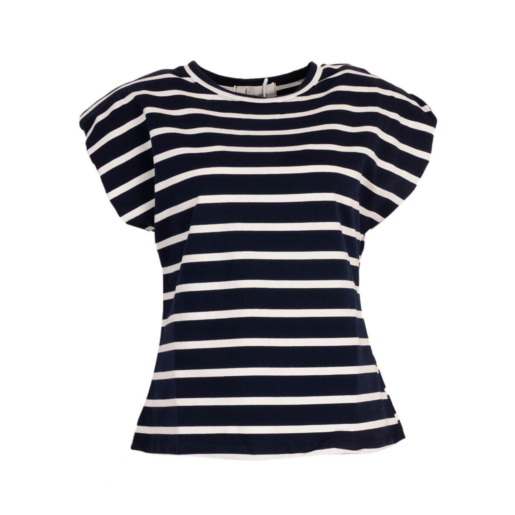 T-shirt streep Loes navy