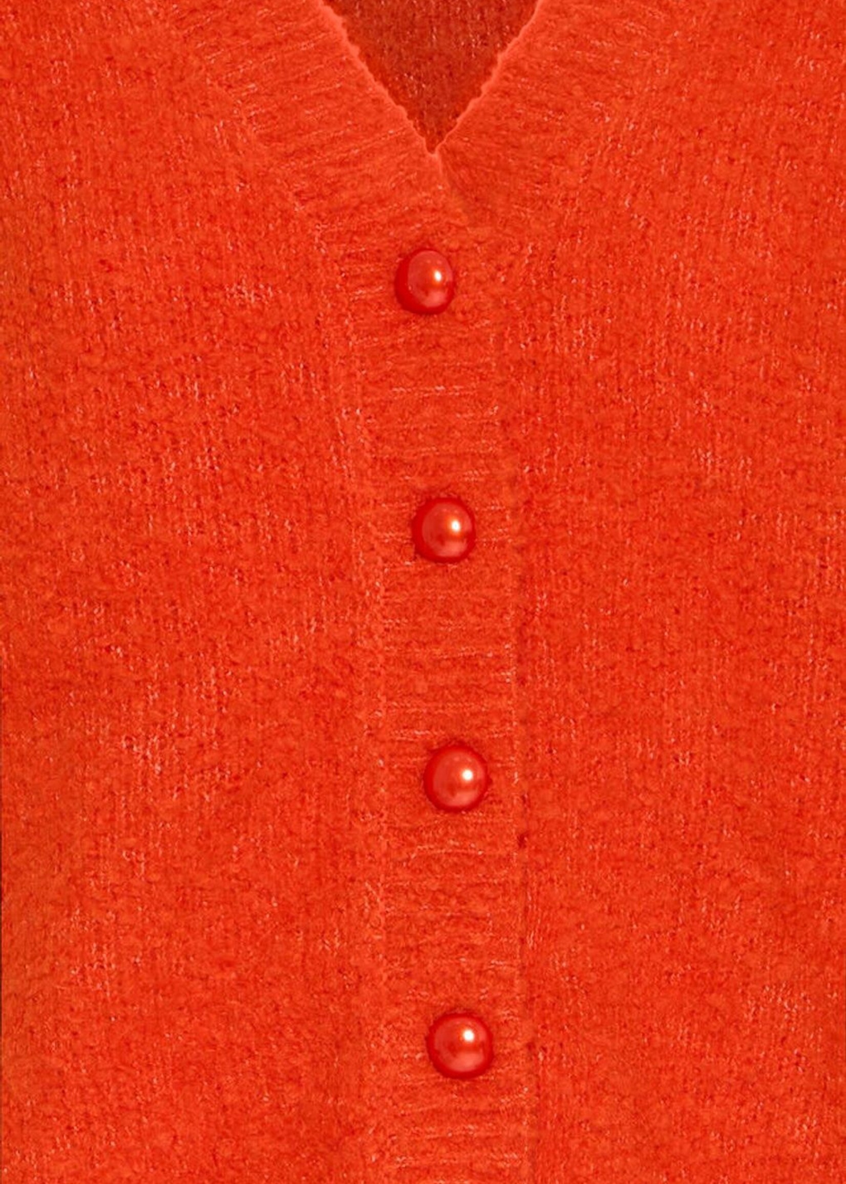 ICHI 2/4 vest Ihloucle oranje rood