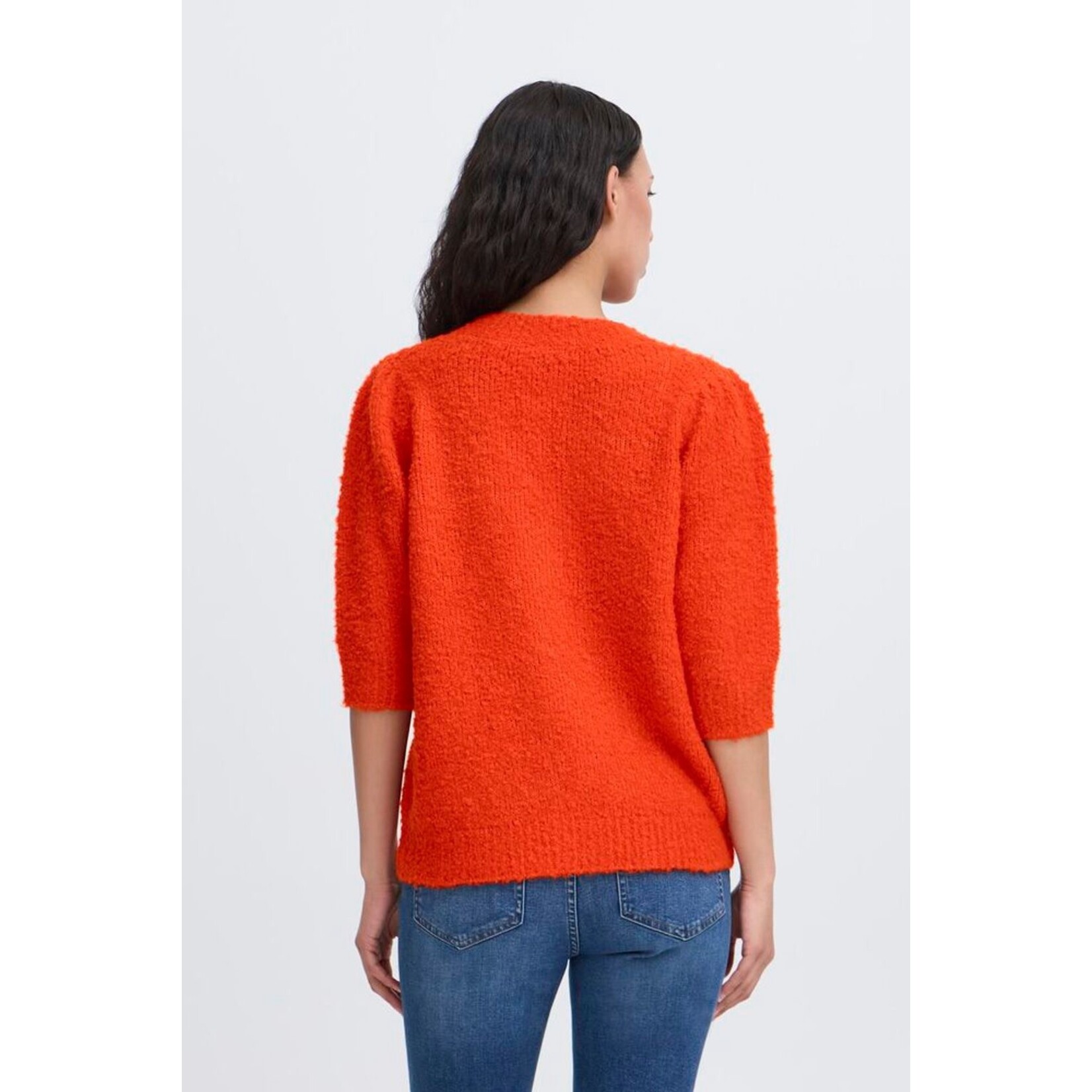 ICHI 2/4 vest Ihloucle oranje rood