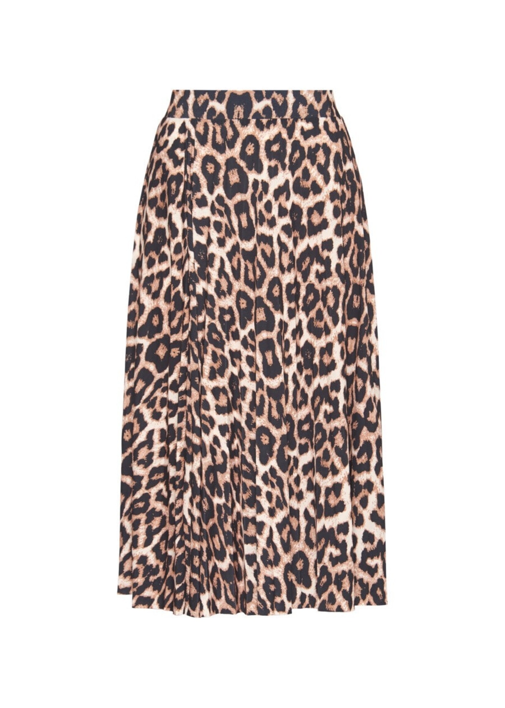 Sisters Point plisse Skirt Malou leopard
