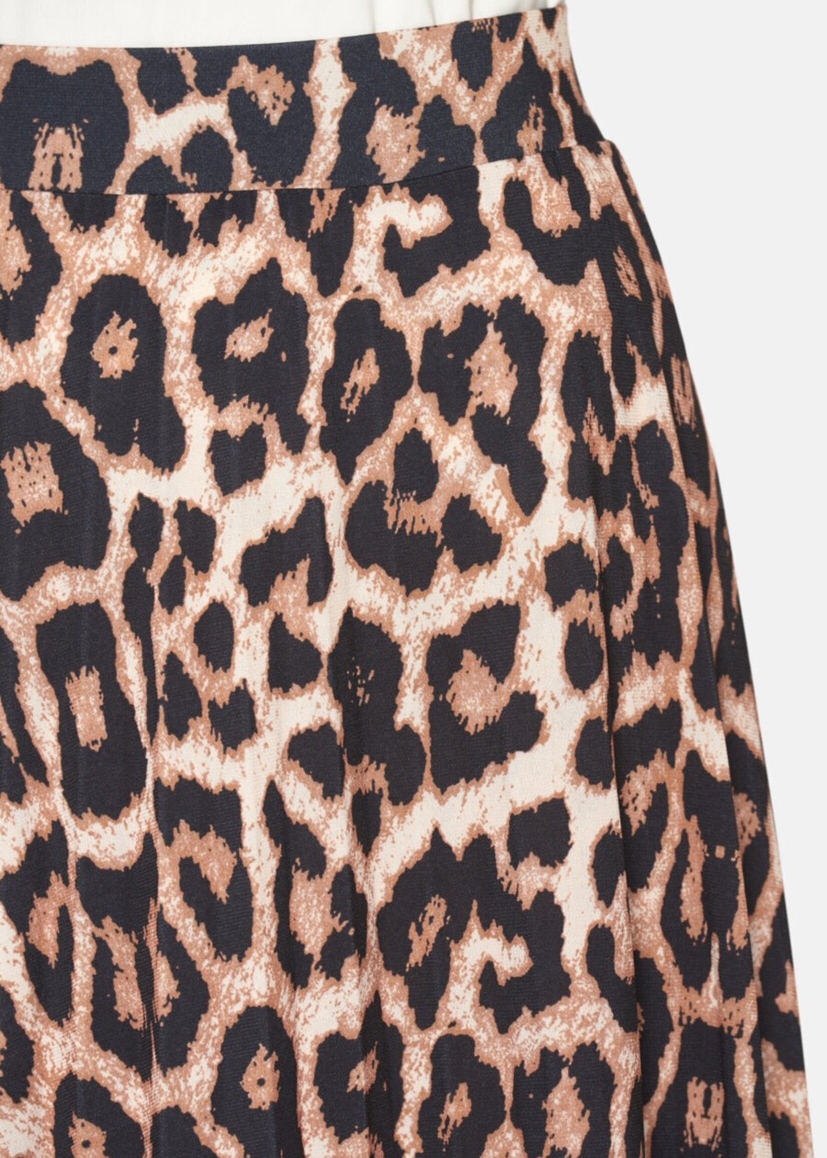 Sisters Point plisse Skirt Malou leopard
