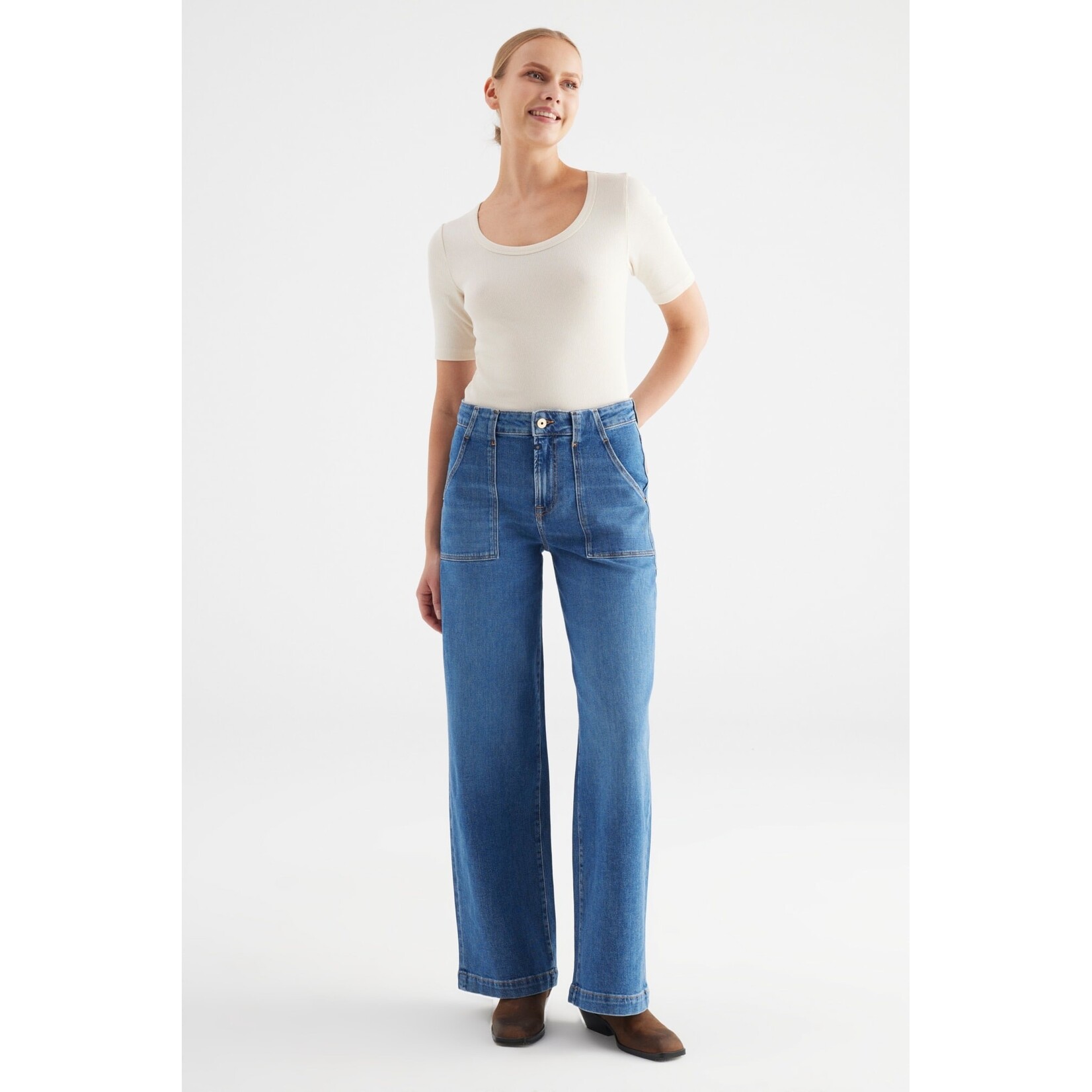 C.O.J. COJ High waist jeans Lulu  Blue