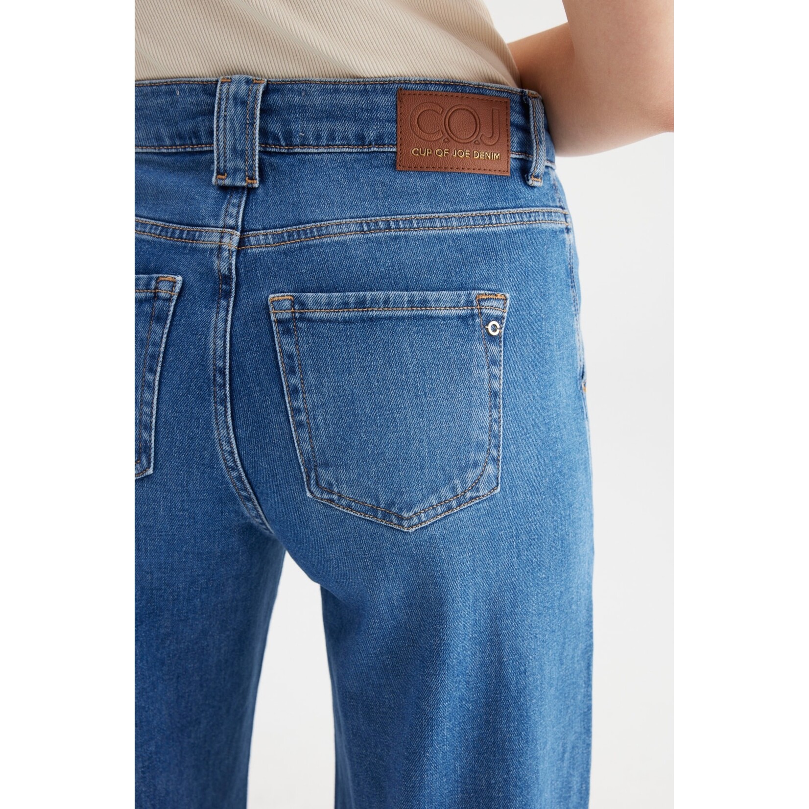 C.O.J. COJ High waist jeans Lulu  Blue