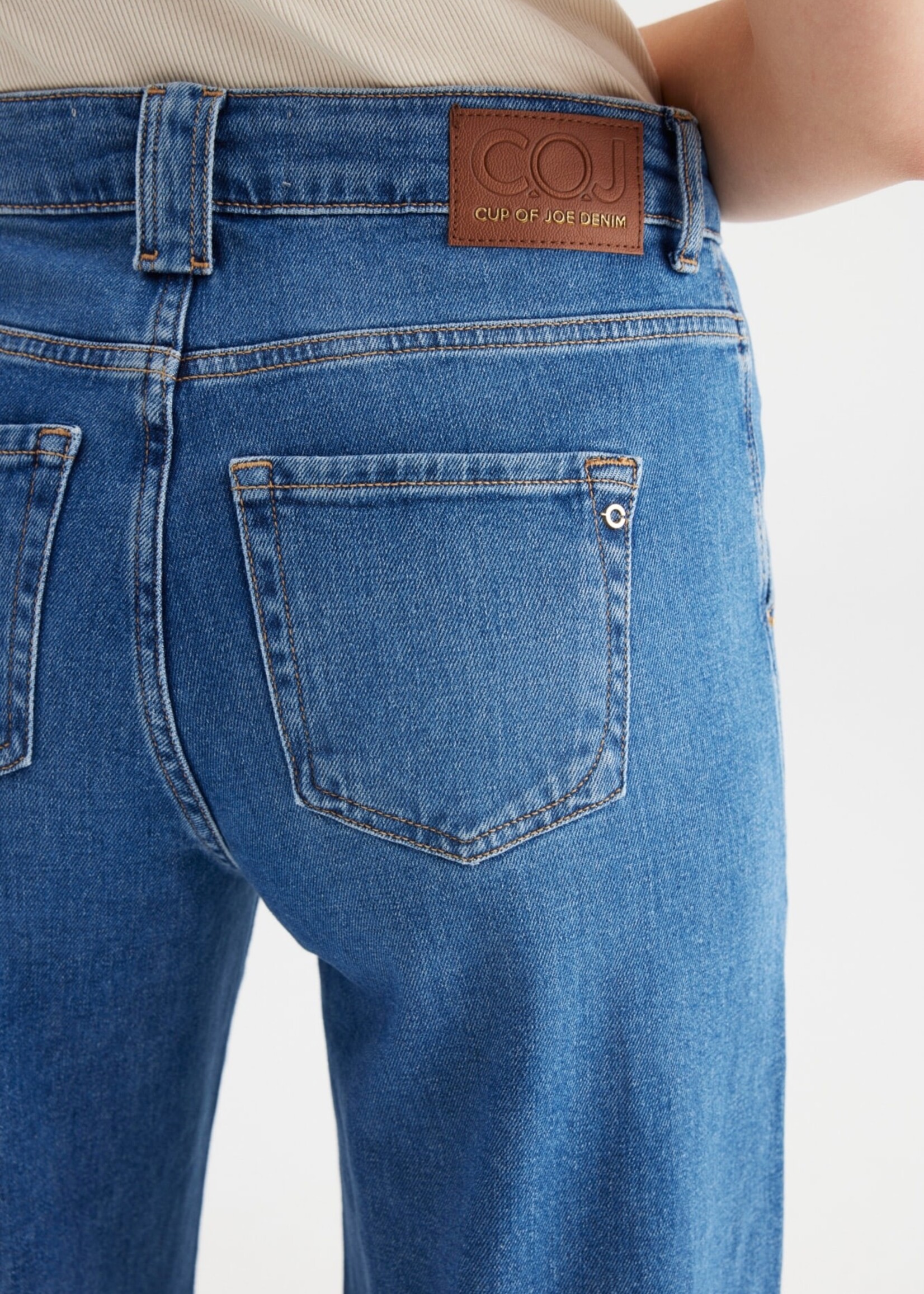 C.O.J. COJ High waist jeans Lulu  Blue