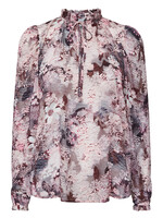 Sisters Point Elza blouse flower pink