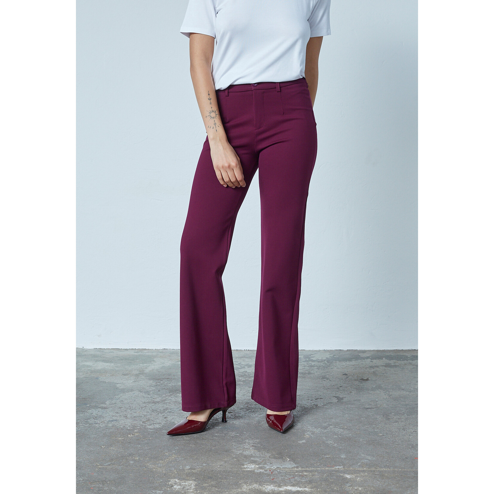 Sisters Point broek New George 7 bordeaux