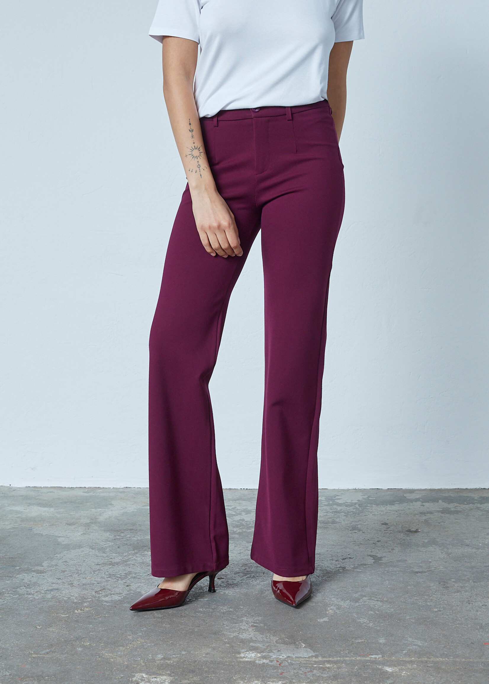 Sisters Point broek New George 7 bordeaux