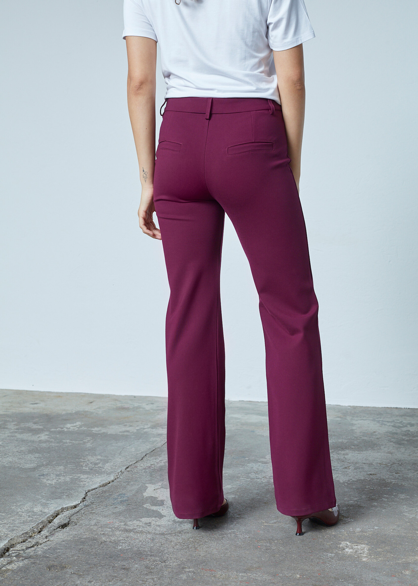 Sisters Point broek New George 7 bordeaux