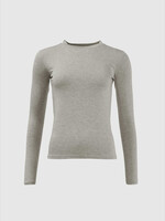 With Black Withblack Josefine LS t-shirt licht grijs