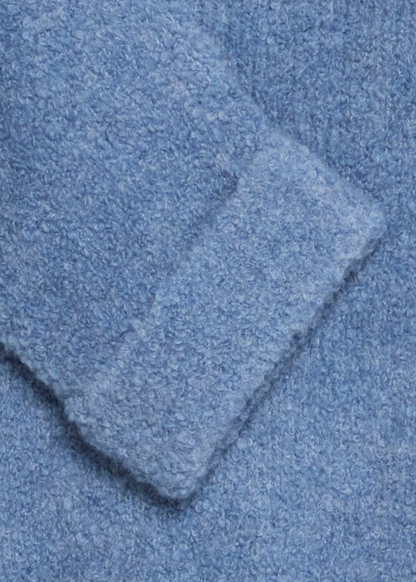 ICHI Ihblarisa fluffy sweater blauw