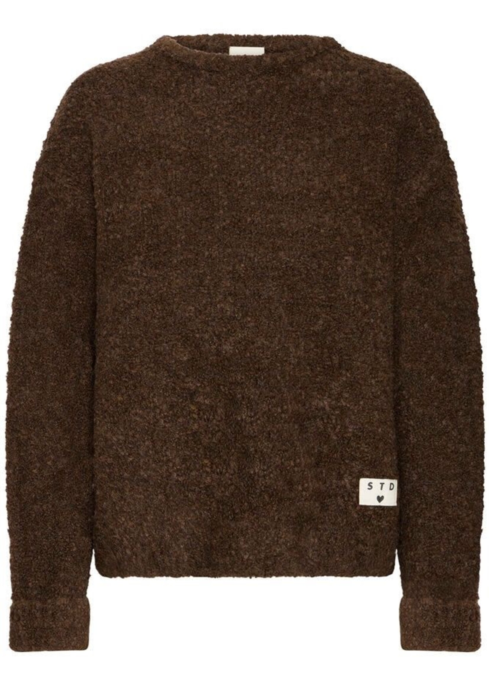ICHI Ihblarisa fluffy sweater bruin