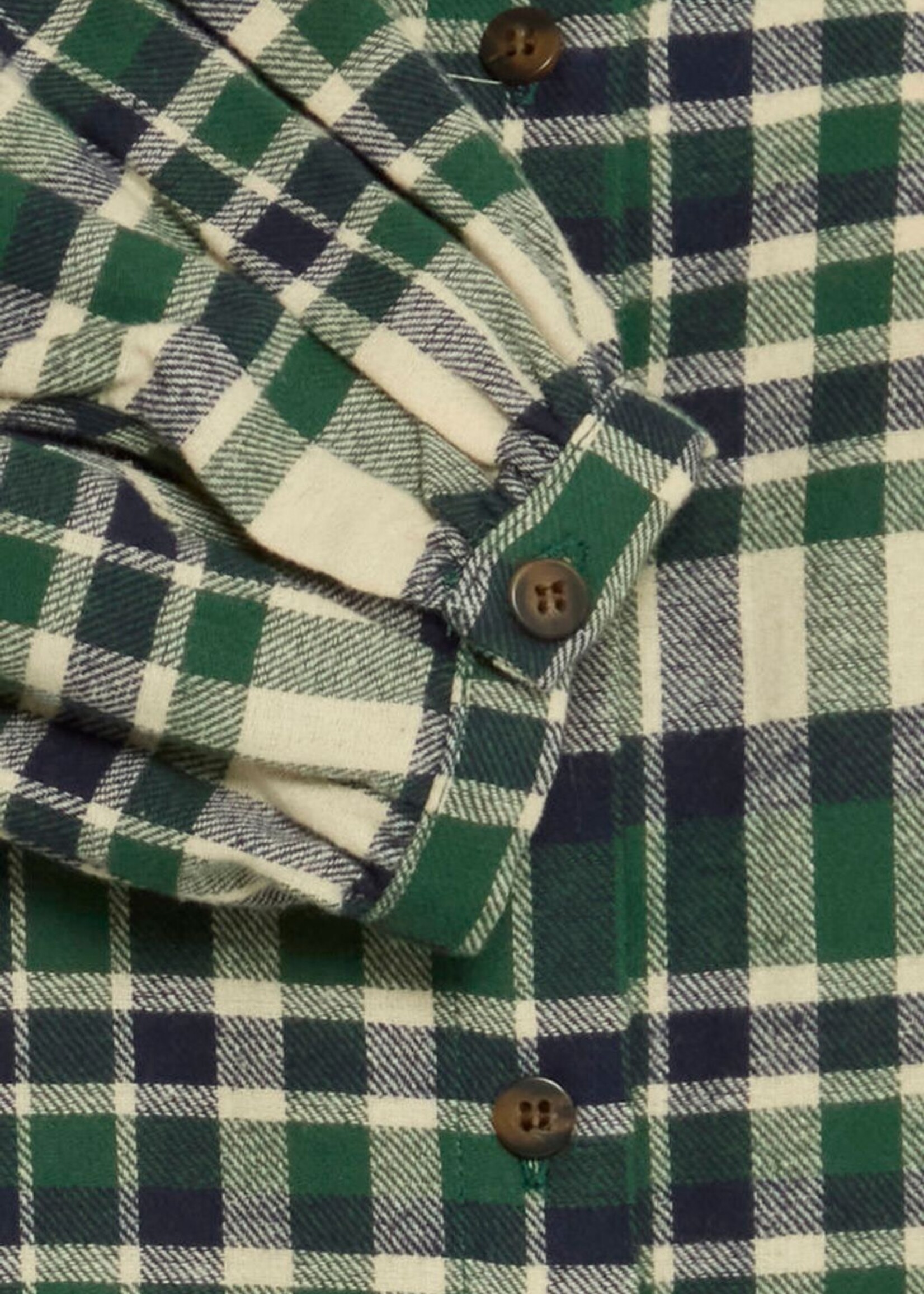 ICHI Ihtamanna blouse ruit groen
