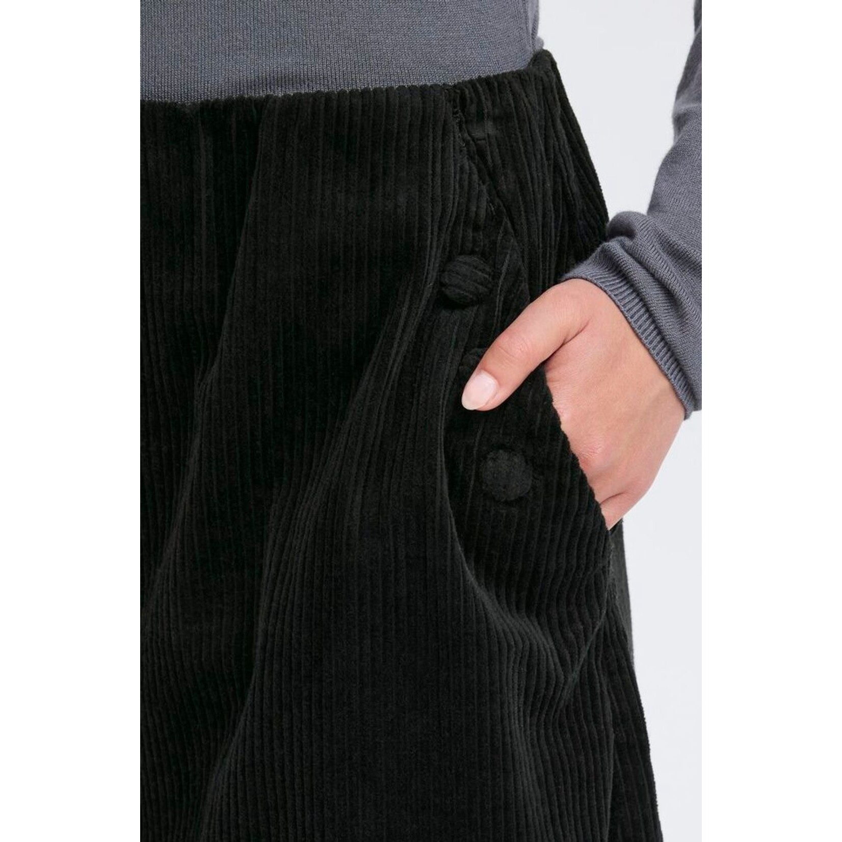 ICHI Ihfocaro rib rok zwart