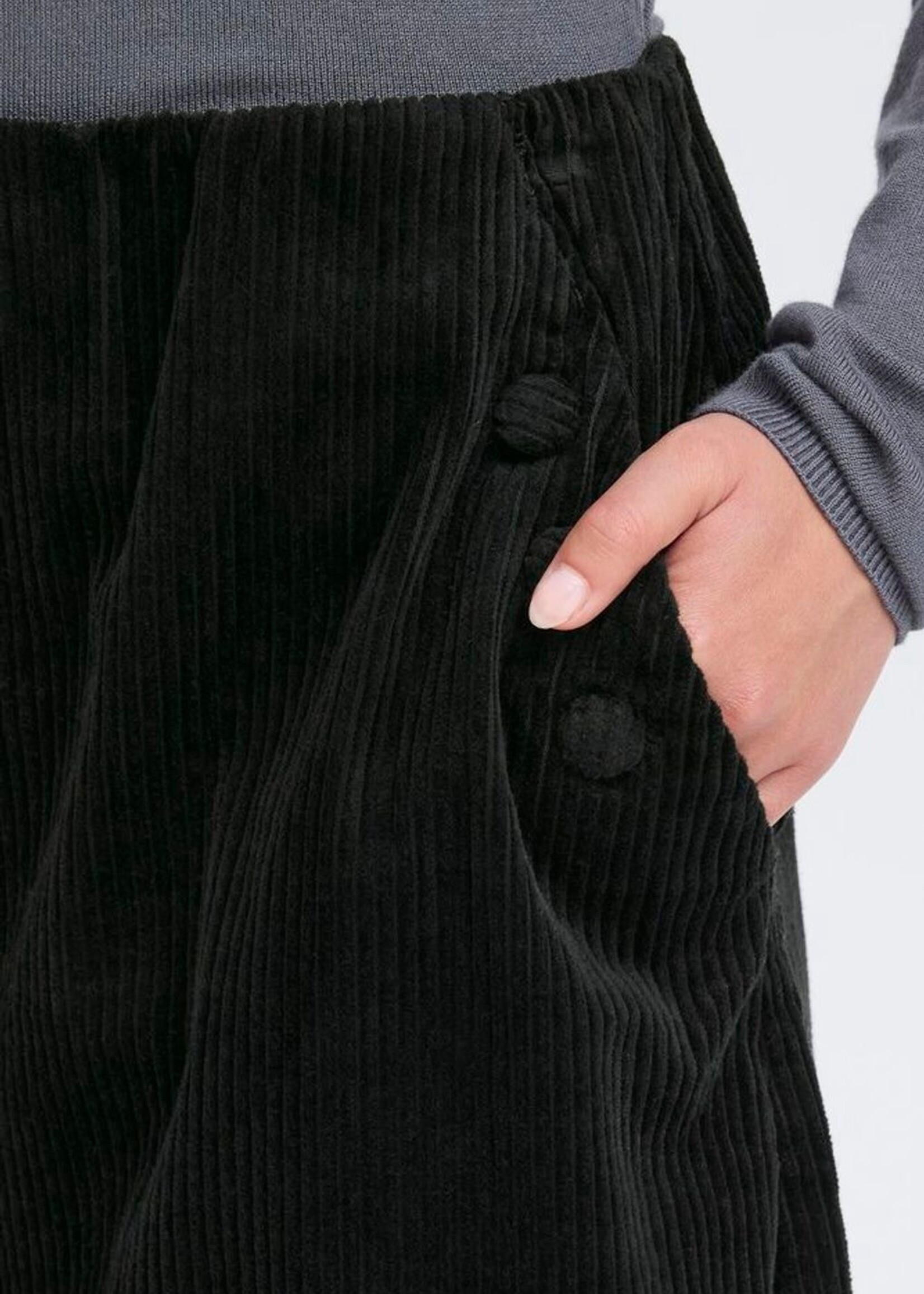ICHI Ihfocaro rib rok zwart