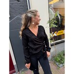 Berawa Luxe Berawa blouse Calais rose zwart