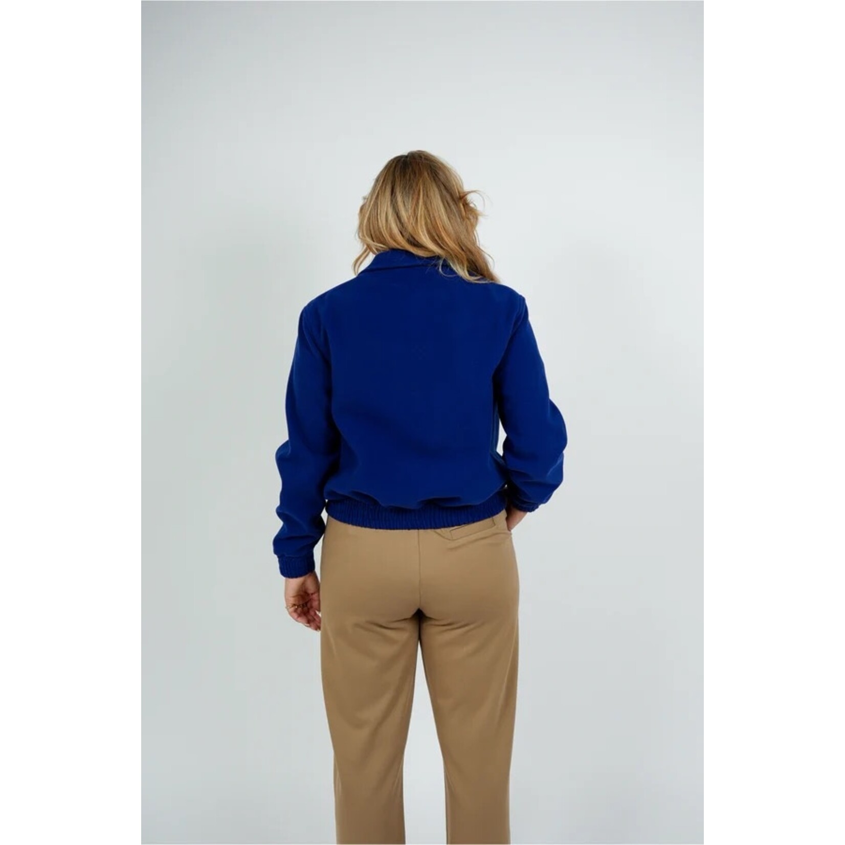 Tezza Fashion Tezza bomberjasje blauw