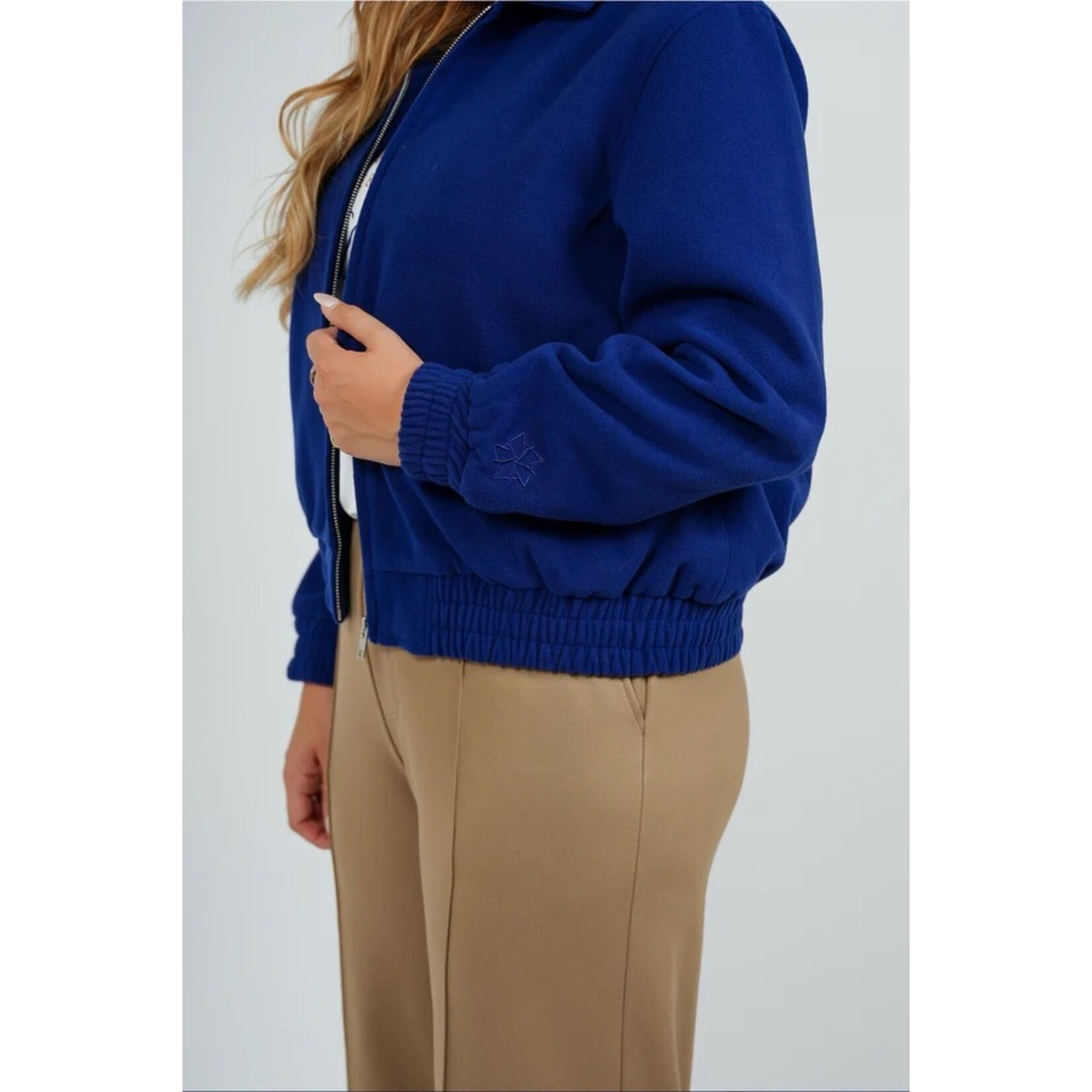 Tezza Fashion Tezza bomberjasje blauw