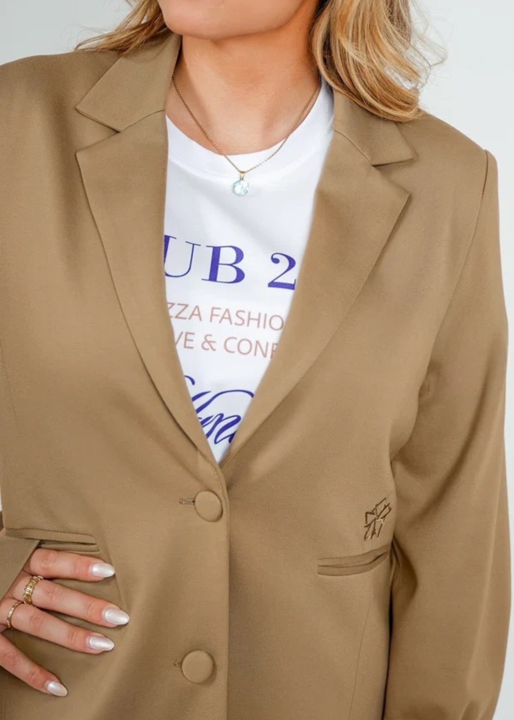 Tezza Fashion Tezza blazer camel