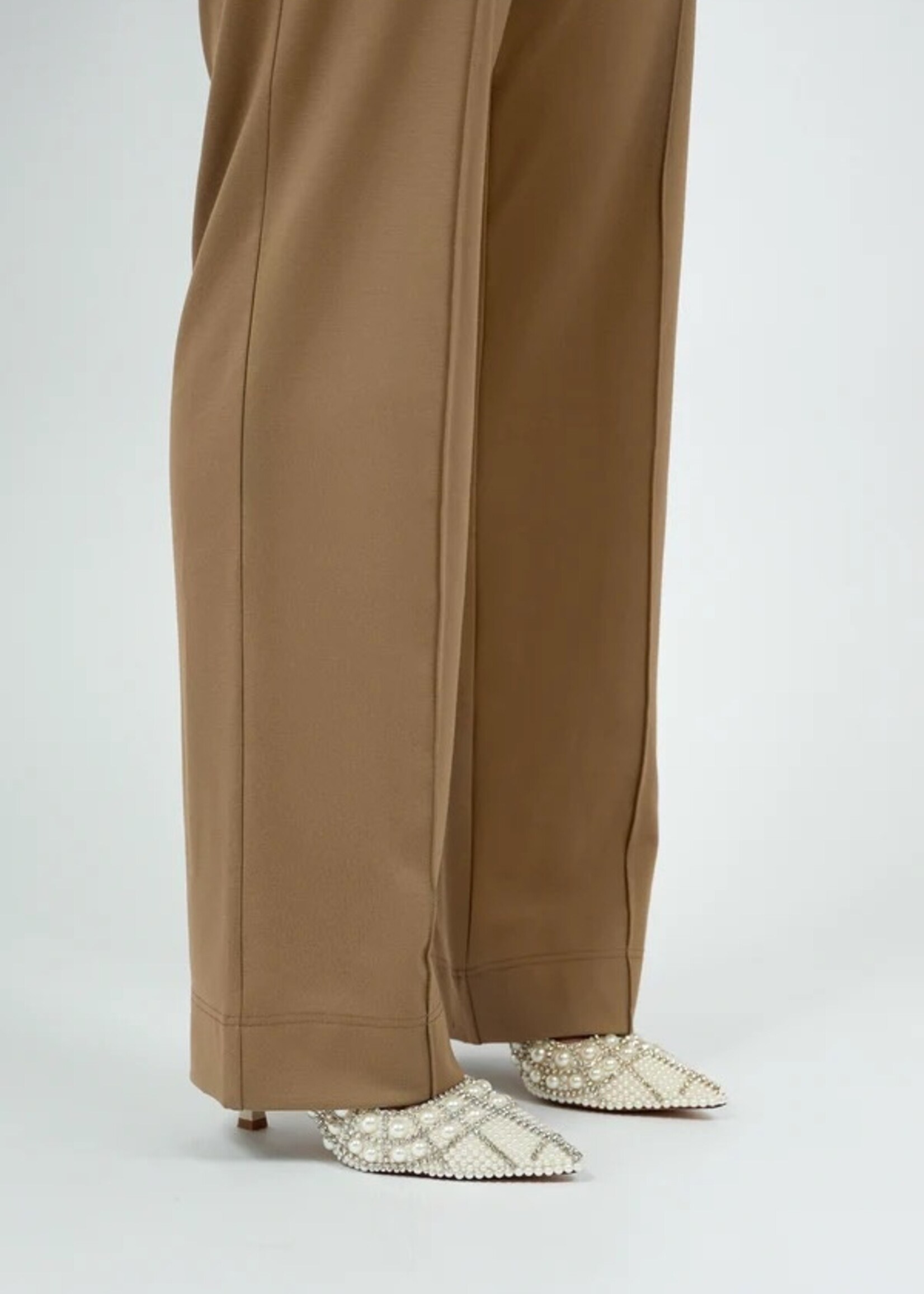 Tezza Fashion Tezza broek wijd camel