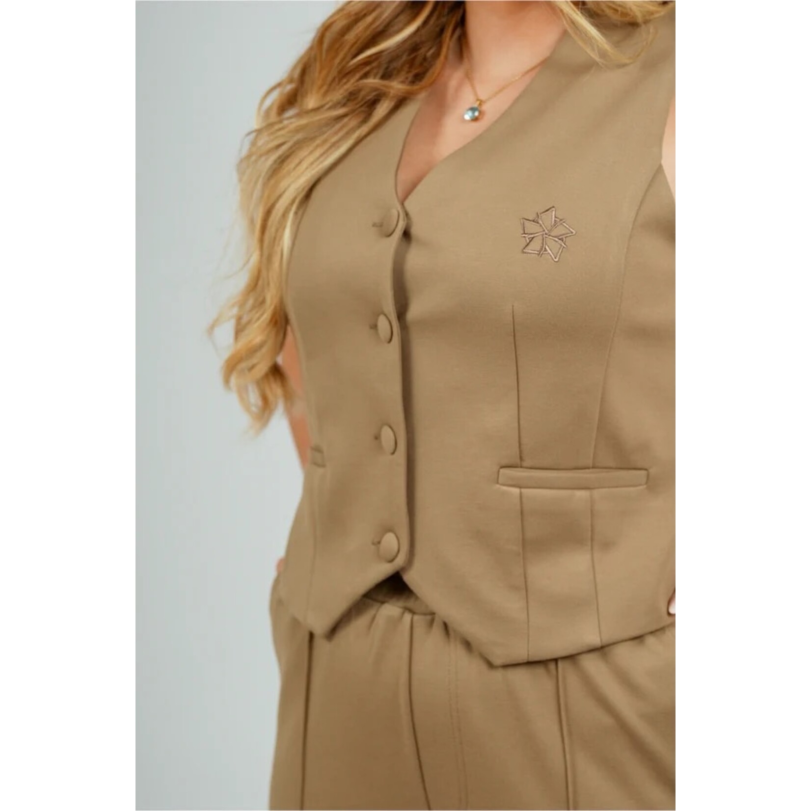 Tezza Fashion Tezza gilet camel