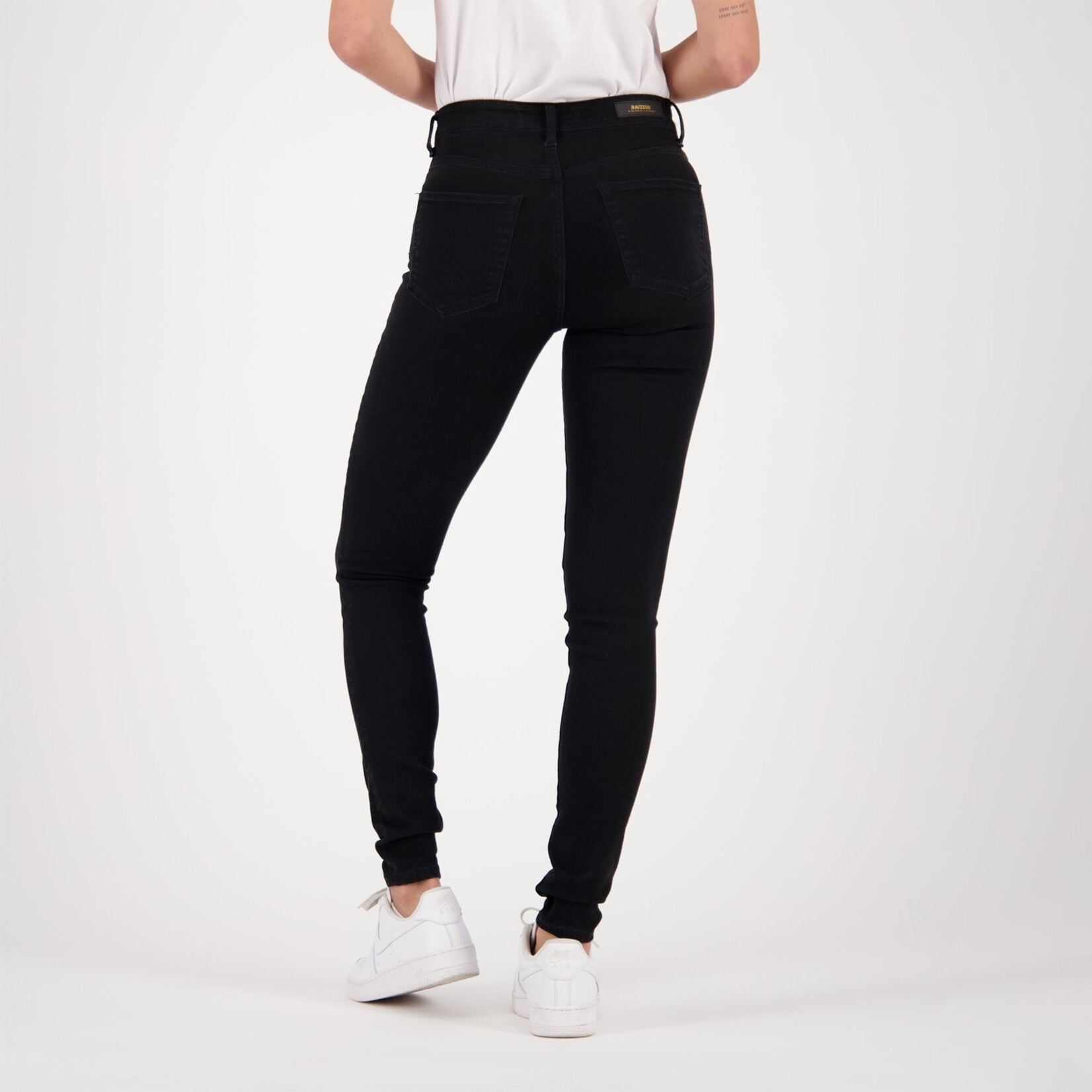 Raizzeds Blossom skinny jeans zwart