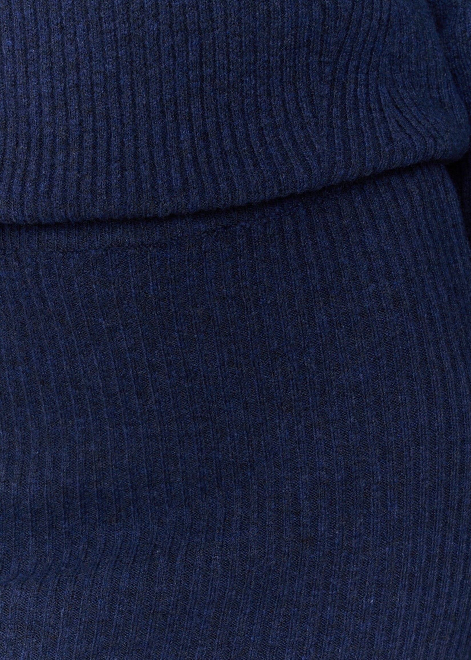 24Colours 24Colours lange gebreide rok Saar navy