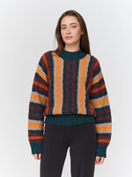 24Colours 24Colours trui streep Janny groen