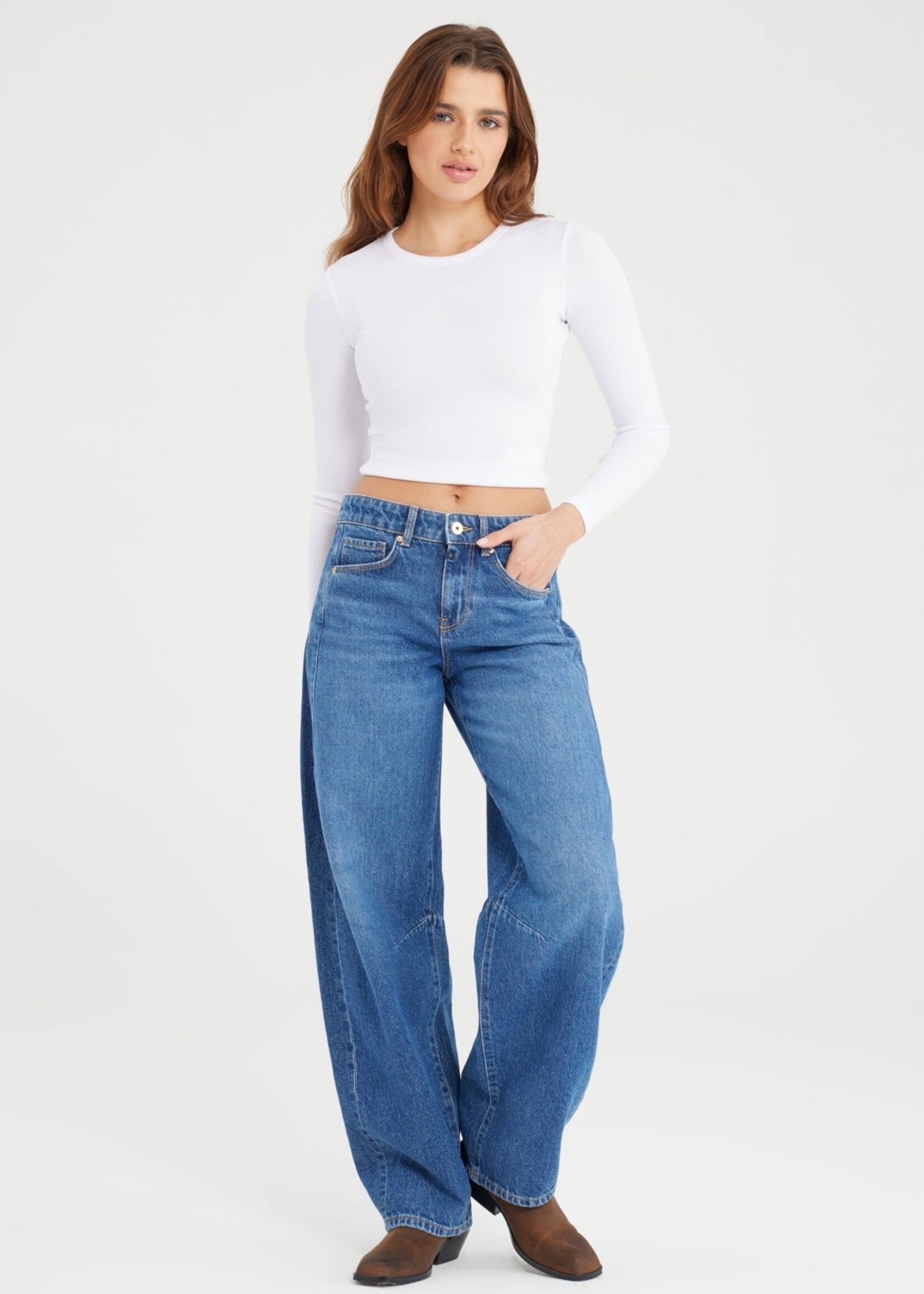 C.O.J. COJ Clara Ballon jeans blauw