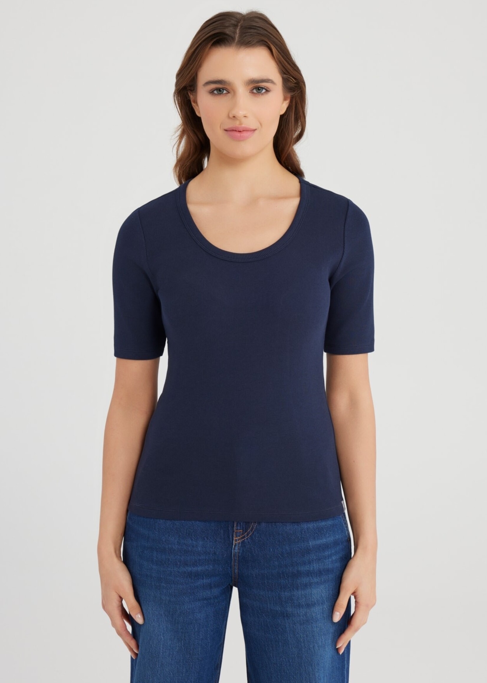 C.O.J. COJ Alina t-shirt SS blauw