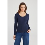 C.O.J. COJ Dora t-shirt LS blauw