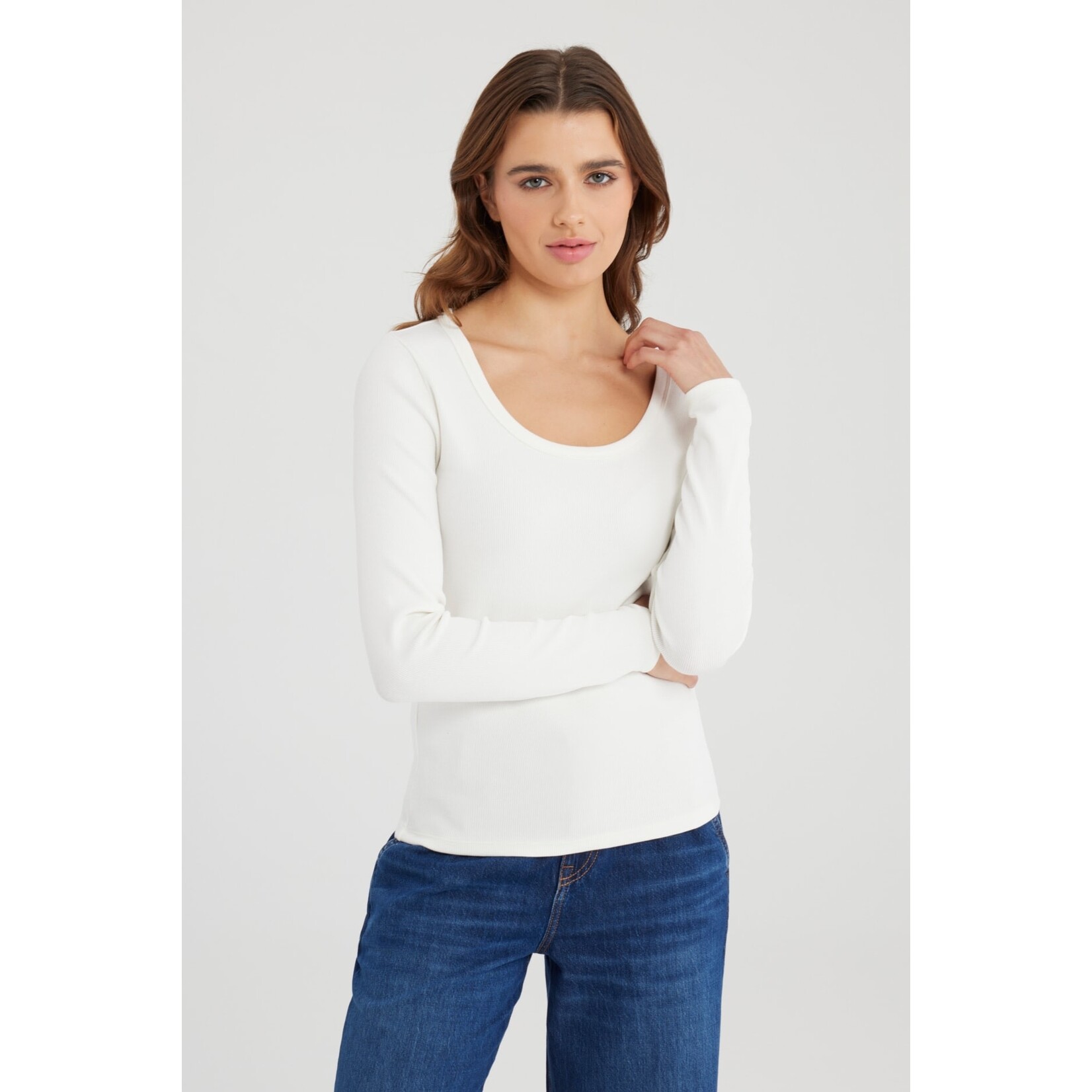 C.O.J. COJ Dora t-shirt LS wit