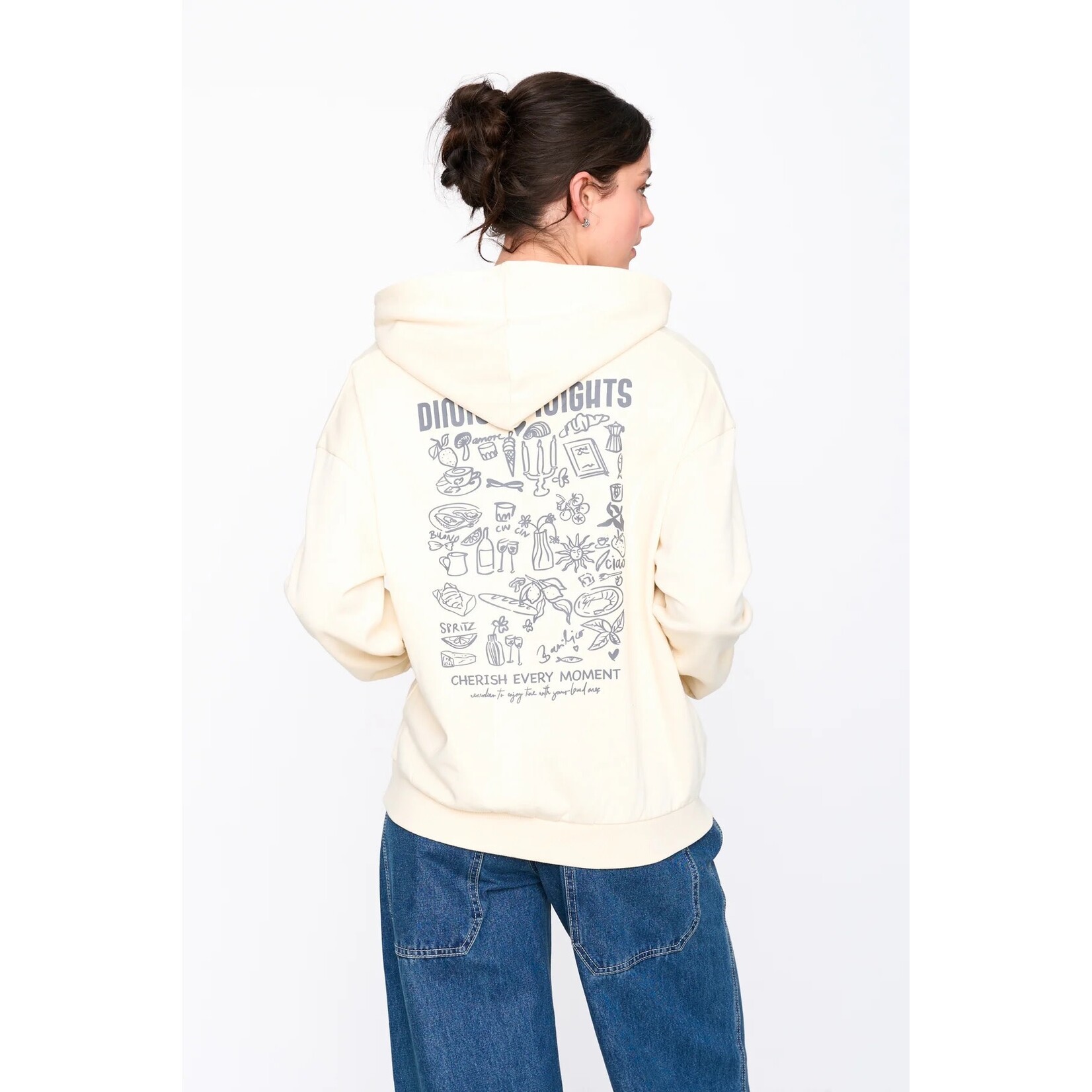 24Colours 24Colours Hoody Cherish wit