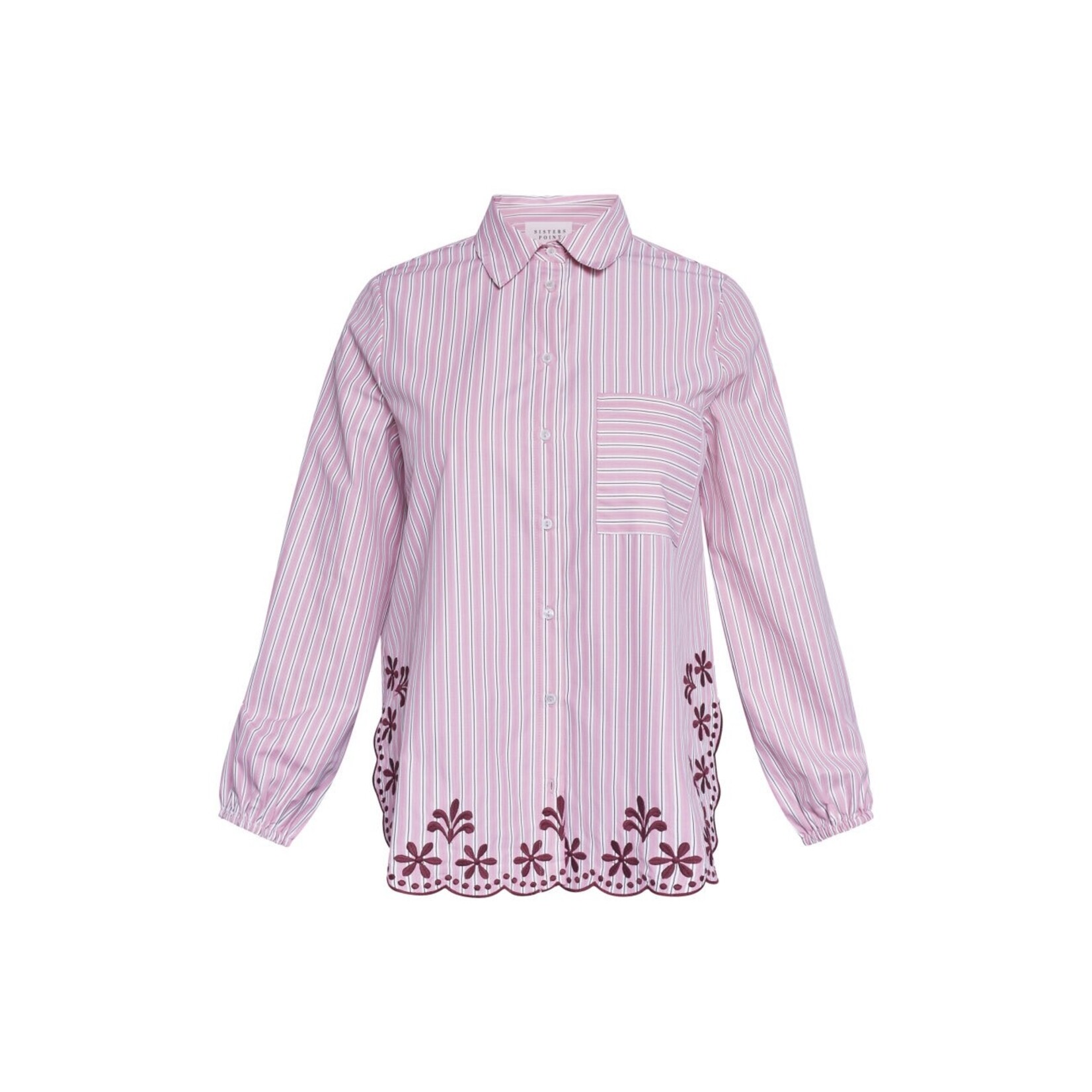 Sisters Point Istea blouse streep roze