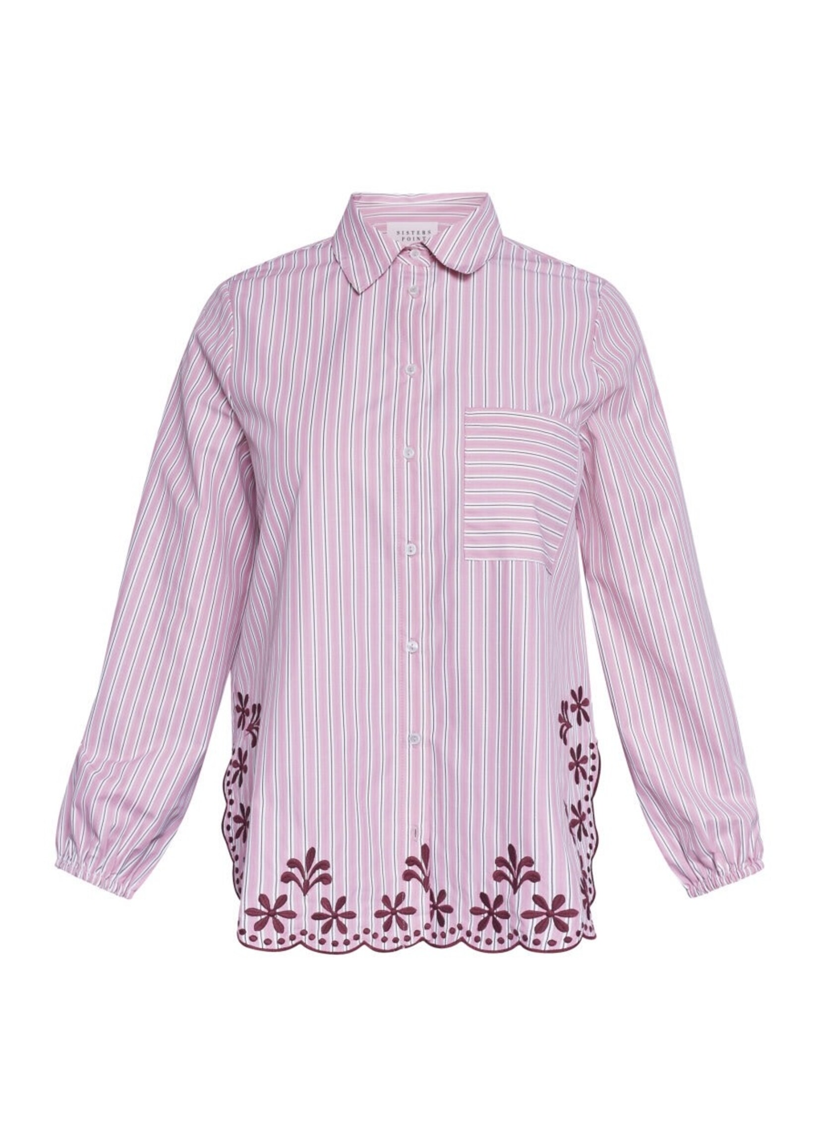 Sisters Point Istea blouse streep roze