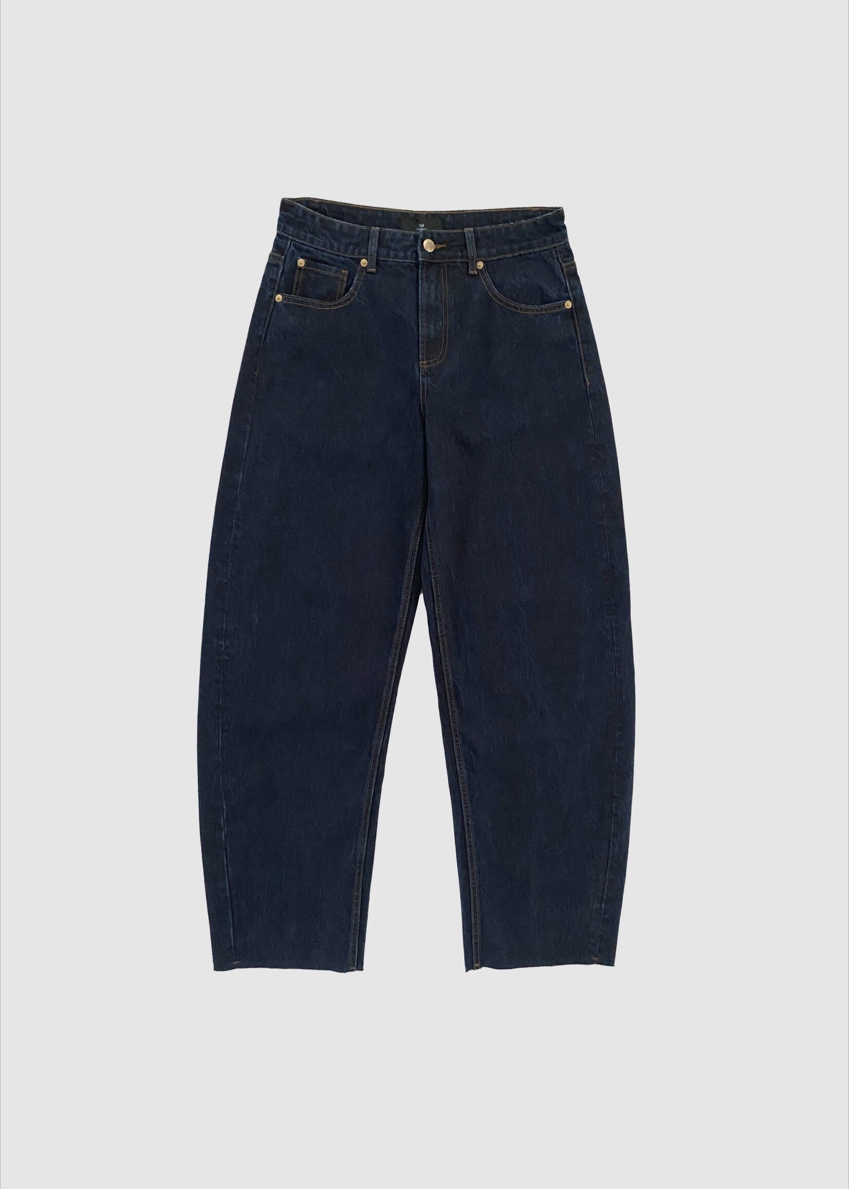 With Black Withblack Peyton barrel jeans blauw