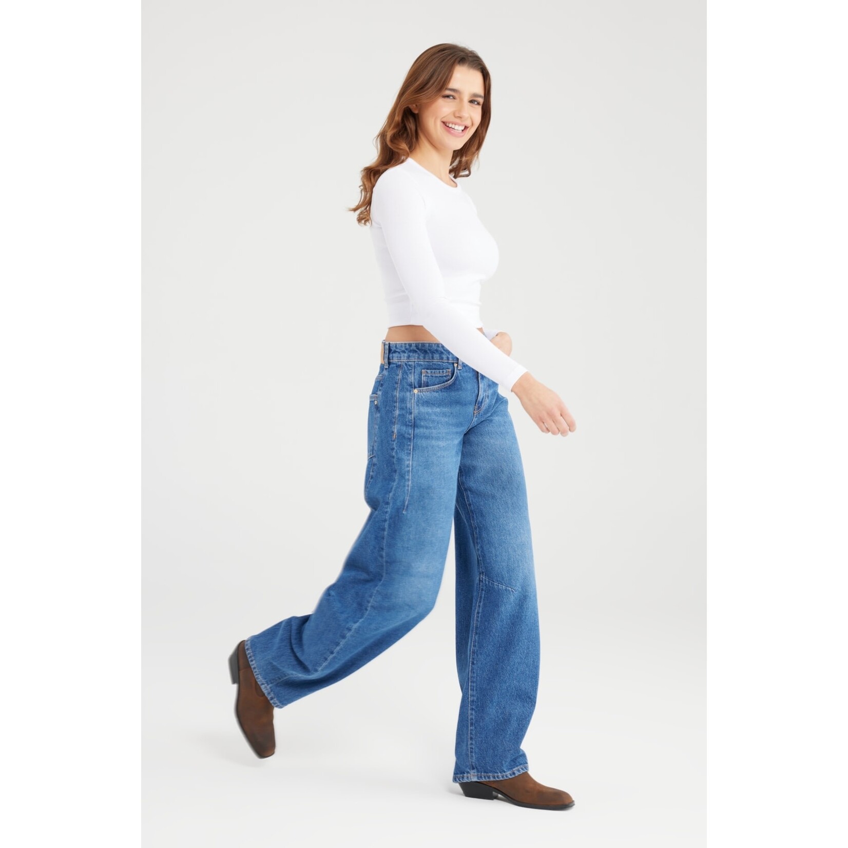 C.O.J. COJ Clara Ballon jeans blauw