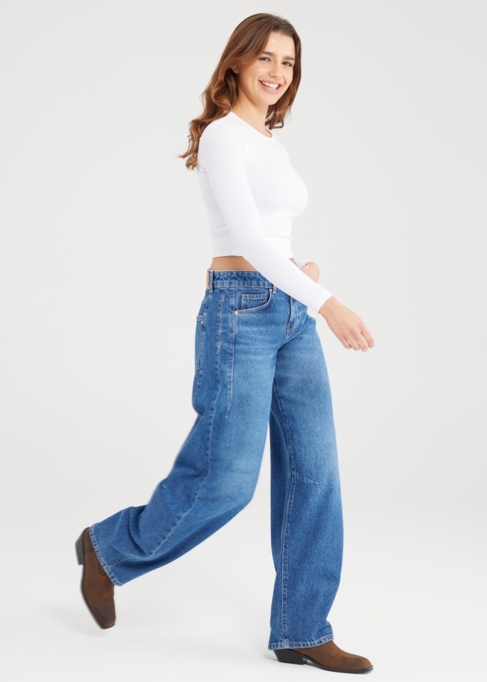 C.O.J. COJ Clara Ballon jeans blauw
