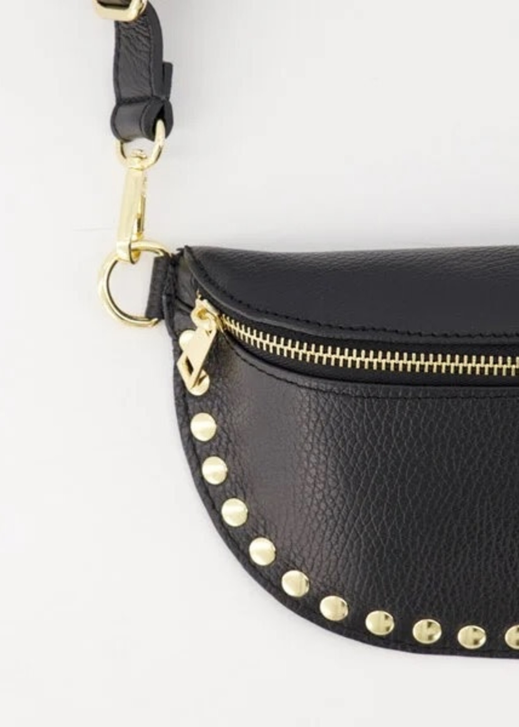 Leren Bumbag Debby zwart