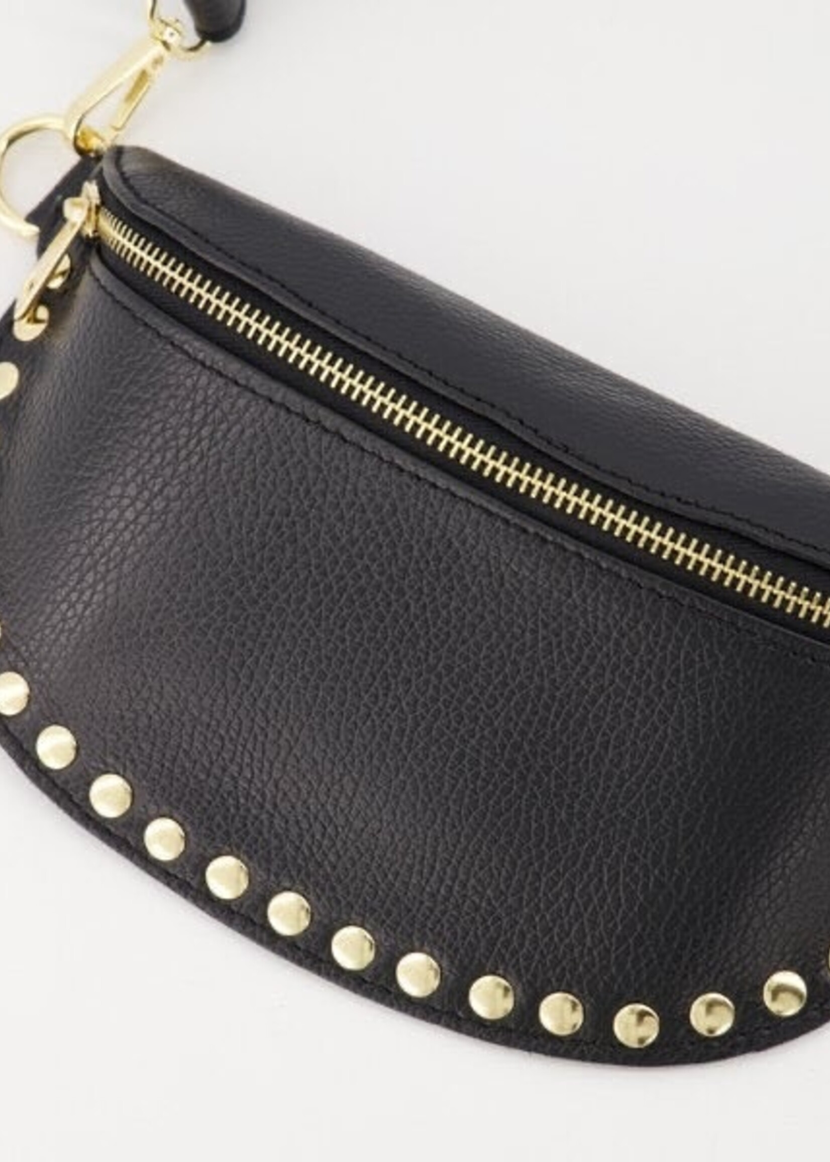 Leren Bumbag Debby zwart